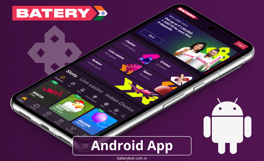 Batery Bet India Android app