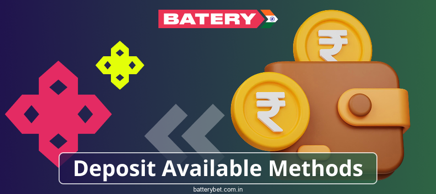 Batery Bet Deposit Methods for Indians