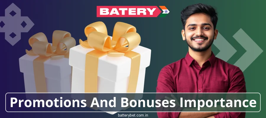 Characteristics of promotions for Indian players at Batery Bet